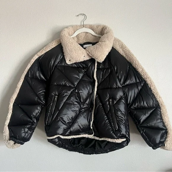 NWOT Heartloom Solas Puffer Sherpa coat - Picture 6 of 8